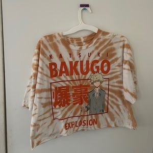 My Hero Academia cropped t-shirt